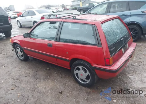 1986 Honda Civic 1.5 Si из США, поврежденный, VIN JHMAH5331GS020433